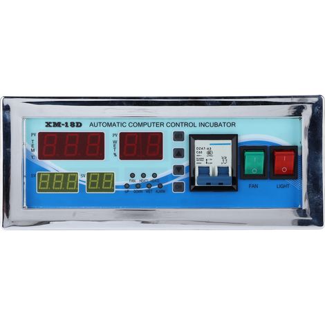 Contrôleur d'incubateur à œufs, éclosoir automatique, thermostat de température et d'humidité pour poussins et canards, 220 V (1/5)