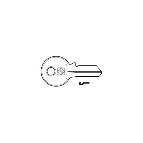 CHIAVI PER CILINDRI VIRO 4 SPINE GRANDI VI082 IN ACC. NICH.- - VI082 DX - 20 pezzi SILCA