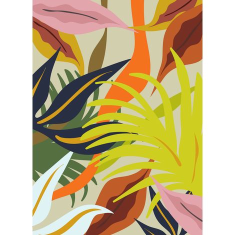 Papier peint panoramique - Tropical - 130 cm x 180 cm (1/2)
