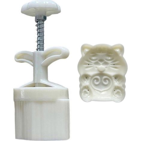 Tampons à gâteaux de lune, moules à gâteaux de lune en forme de tigre, accessoires de pâtisserie en plastique (1/5)
