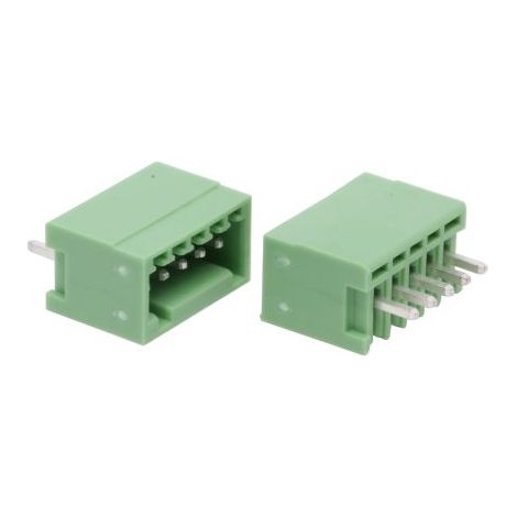 Embase pour CI Phoenix Contact, MCV 0.5/ 5-G-2.5, 5 pôles , 2.5mm 1 rangée, 4.0A, Droit
