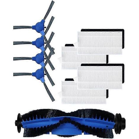 KINCJON Pièces de rechange et accessoires pour aspirateur robot Conga 1090 1790 Titanium Ultra Brosse latérale principale (1/5)