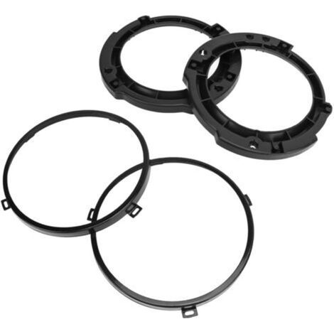 Ensemble de bagues de fixation rondes de 7 pouces pour phares, avec anneau de rechange en métal noir pour Jeep Wrangler JK 2007 à 2017 (1/5)