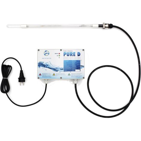 PURE D - 21W - UVC Anlage zur Trinkwasser Sterilisation - 230VAC/115VAC (1/2)