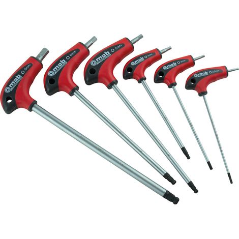 Peddinghaus   Winkelschraubendreher-Set 3 mm, 4 mm, 5 mm, 6 mm, 8 mm