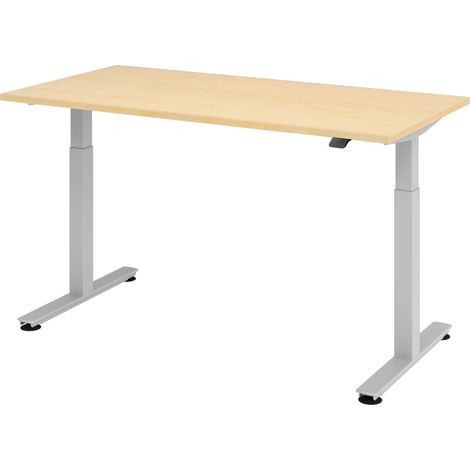 bümö Schreibtisch elektrisch XMST Rechteck: 120 x 80 cm Ahorn (1/5)