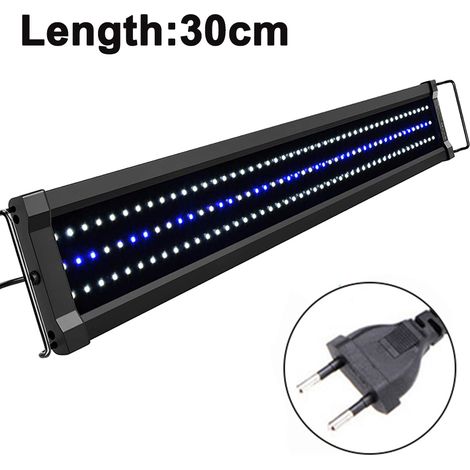 Lampe Led Aquarium - Spectre Complet 30 cm ou 40 cm - Pour Plantes D'eau Douce et Poissons - 1 Pièce (1/5)