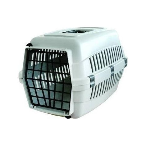 Trasportino in plastica per cani e gatti - Dimensioni 46x30x30 cm (1/2)