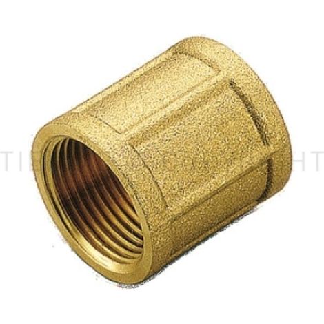 Raccordo diritto femmina 1 1 4x1 1 4 uni iso 228 ottone cw617n tiemme 1500122 (1/2)