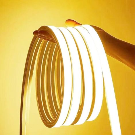 Bande lumineuse LED - idéale pour les escaliers extérieurs, les cuisines d'été, les murets de jardin, les terrasses, etc. - 5 mètres (1/5)
