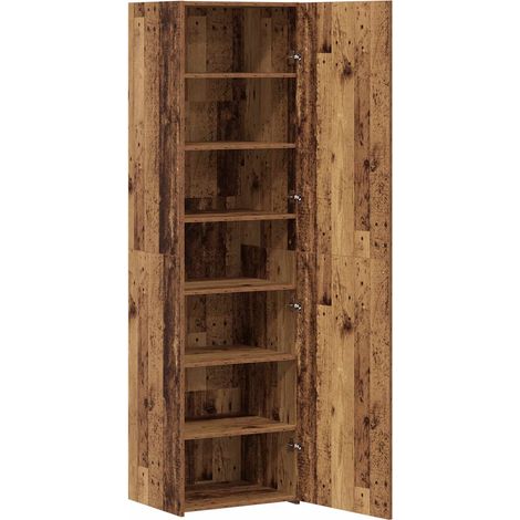 Maison Exclusive - Credenza 2 pcs Legno vecchio 50 x 42,5 x 185 cm