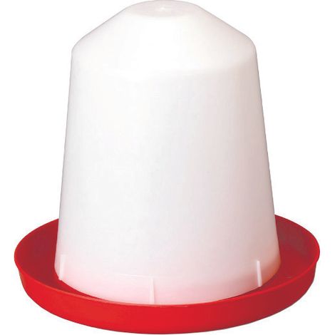 Abbeveratoia sifone in plastica per pulcini - lt.1.5 ø cm.20x16h.