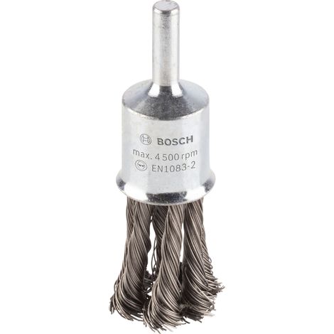 Bosch Brushing PRO Stainless Steel heavy End Brush Straight Shank 19 x 0.35mm