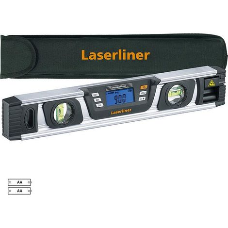 Laserliner – Niveau laser électronique numérique vert – Alignement horizontal et vertical précis – Support magnétique pour mains libres – Précision ± 0,5 mm/m (1/10)
