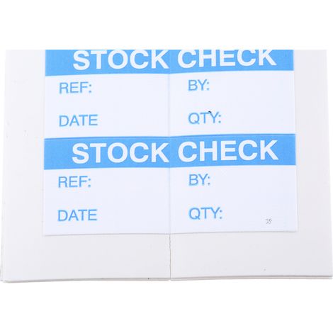 Etiquette adhésive pré-imprimée RS PRO Blanc, 140 par paquet ( Prix pour Sachet de 140 )