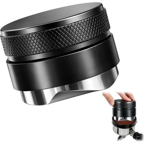 51mm Stainless Steel Coffee Tamper – Espresso Tamper with Flat Base and Non-Slip Handle, Coffee Machine Accessory (1/5)