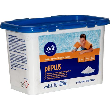 Incrementador de pH granulado GRE pH Plus 1 kg – Ref. 76018 (1/2)
