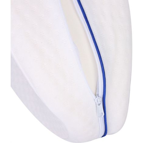 Coussin de jambe en forme de cœur, mousse à mémoire de forme, respirant, soulagement de la pression et de la fatigue, soutien pour dos, genou et jambe. (1/5)