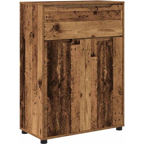 Maison Exclusive - Badezimmerschrank Altholz 72,5 x 36,5 x 100 cm
