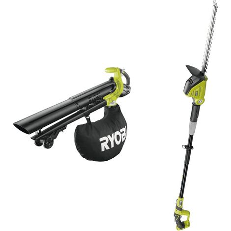 Souffleur Électrique sans Fil Aspiro-Broyeur à Batterie 18V One+ Brushless (1/5)