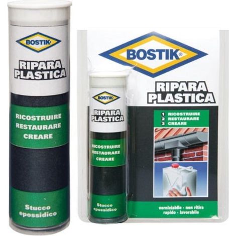 Stucco Epossidico In Stik ' Bostik Ripara Plastica 56 Gr Resiste Acqua (1/2)