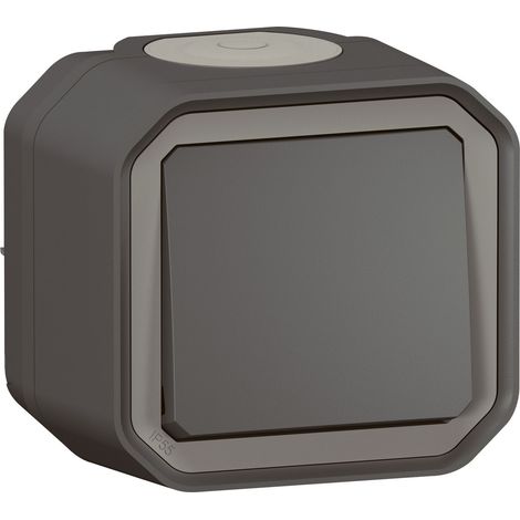Legrand 069790L Pulsante NO Plexo completo, da incasso, antracite (1/2)