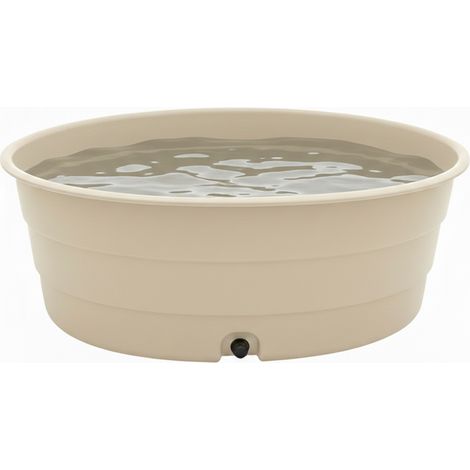 Plast'Up Rotomoulage – Piscine hors sol 1900L en polyéthylène haute densité – Longueur 205 cm – Hauteur 60 cm – Bouchon de vidange inclus – Très résistant aux chocs