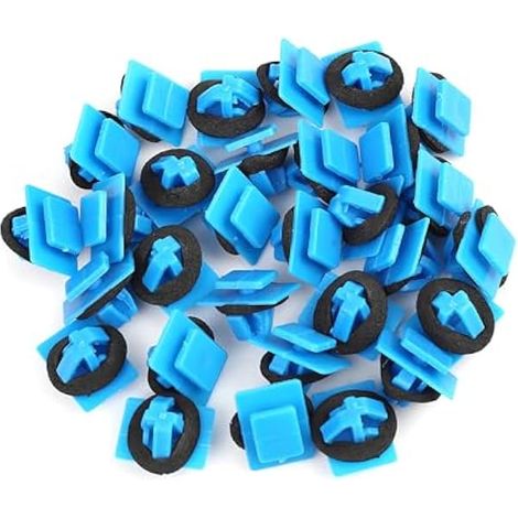 A Clips de fixation de pare-chocs en plastique pour Hyundai pour Kia, couleur bleue (lot de 30) (1/4)