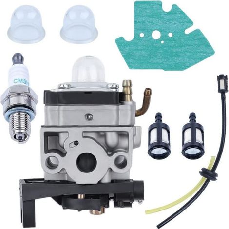 Carburateur pour tondeuse à gazon (grand support, ensemble de 8 pièces) 140/GX35