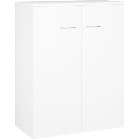 Credenza buffet cassettiera mobile contenitore organizer cucina soggiorno soggiorno 60 x 30 x 75 cm derivati del legno bianco 020030337