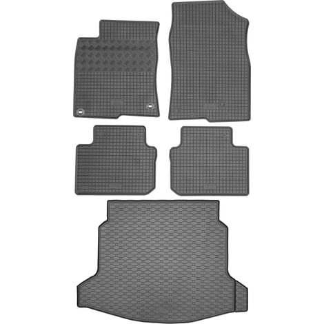 Set di tappetini in gomma per auto e tappetino per bagagliaio per Honda Civic XI Hatchback da ottobre 2022