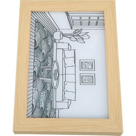 LED-Dekorationsbild im japanischen Anime-Stil mit 3 Beleuchtungsmodi, USB-Anschluss, Maße: 32 x 23 x 3 cm (1/5)