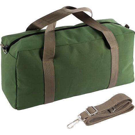 x Gartengerätetasche, 1 x Schultergurt, Werkzeug-Organizer-Tasche, Werkzeugaufbewahrungstasche, Werkzeugtasche für den Außenbereich (1/5)