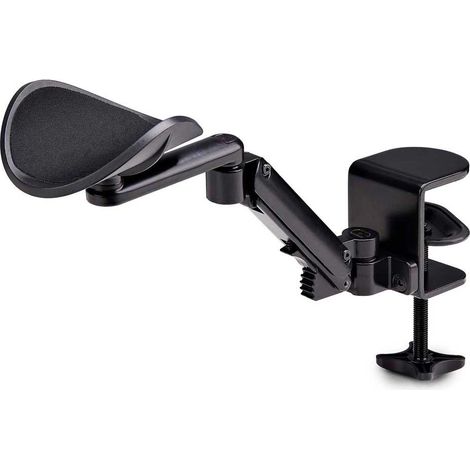 Startech Reposabrazos ergonómico ajustable negro para escritorio