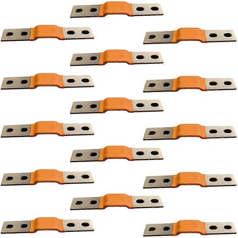 Kupferfolien-Lithiumbatterieanschluss, flexible Kupferfolienverbindung, Schraubenlochabstand der Kupferfolie: 56 mm, Schrauben: 6, 4 Löcher (1/5)