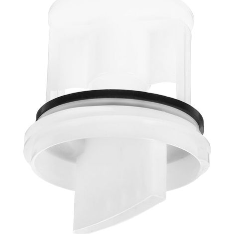 Lint Filter for Washing Machine Drain Pump, White ABS Drain Plug, Sturdy Construction for Home and Laundromat Use (1/5)