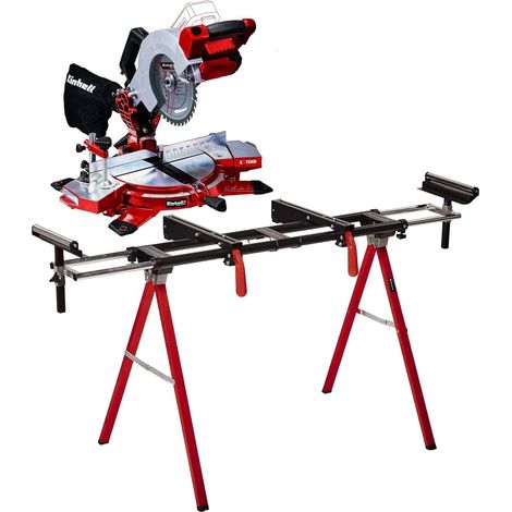 Einhell TE-MS 18/210 LI Cordless 18V Mitre Saw 210mm Power X-Change + Leg Stand (1/5)