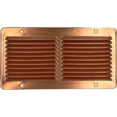 Griglia Aerazione Rettangolare in Rame – 150 x 280 mm – 1 pezzo