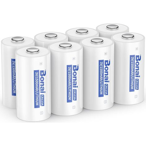 Lot de 12 Piles CR123A Lithium 3V 1500mAh de Haute Capacite (1/5)