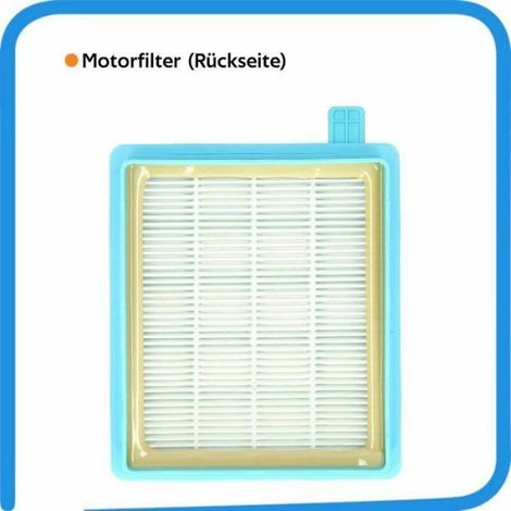 Filtre Aspirateur - Compatible Philips Power Pro Active Compact - Filtre Moteur + Filtre Admission + Filtre Evacuation Mousses + Filtre Air Micro-intissé - Lot De 4 (1/4)