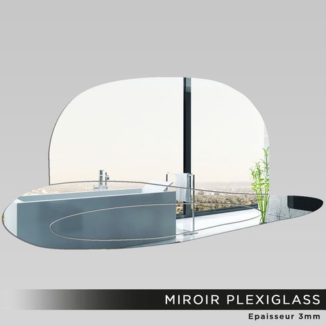 Miroir Plexiglass - Chapeau - 11x20 cm (1/2)