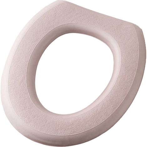 Housse de siège de toilette - Housse de siège de toilette - Housse 360° Matériau durable - 1 pièce - Home Office Hotel Blanc (1/5)