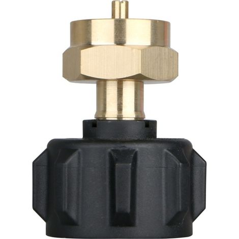 Adaptateur QCC1 vers POL pour gonflage de bouteille de gaz d'une livre, avec protection contre les surintensités, en laiton, raccord adaptateur (1/5)