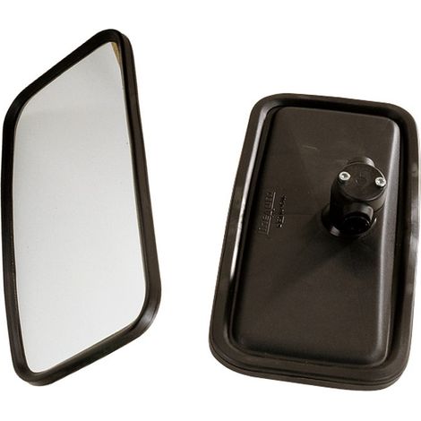 Coupelle rétroviseur 375x185 mm – Fixation déportée sur noyau articulé – Adaptable sur tige de Ø 14 à 20 mm – Zanetti