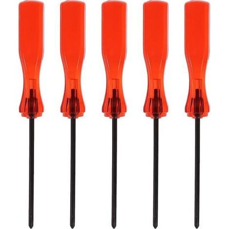 5pcs Triwing Trigram Y-Tip Tournevis pour Nintendo Wii / DS Lite GBA (Rouge) COFFRET OUTILLAGE