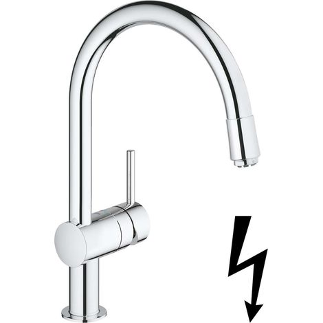 Miscelatore monocomando lavello MINTA DN 15, cromato bassa pressione GROHE (1/2)