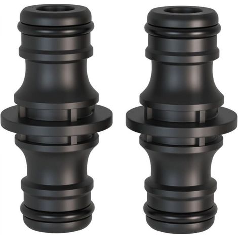 2-piece Quick Connect Fitting, 1/2 inch Double Plug Connector for Secure Hose Connection, Connects Two Hoses for Extension (1/5)