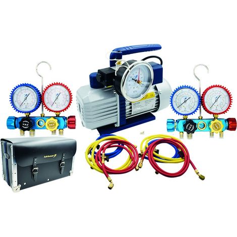 Kit stazione di vuoto e carico analogica Carry Line con pompa lt.51 - Potenza: 185 W senza rapporto di collaudo