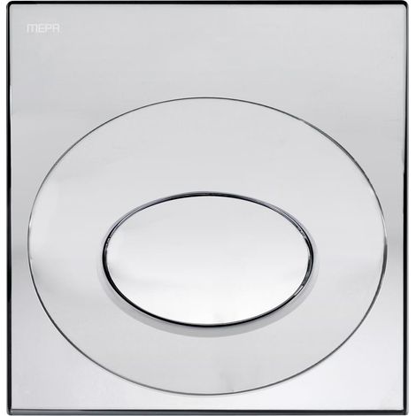 Plaque d'action MEPAdrop pour chasse d'eau encastrée SC chromé brillant (1/3)