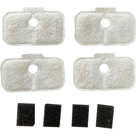 Fontana per gatti con capsule, bianco e nero, confezione da 12+12 (1/5)